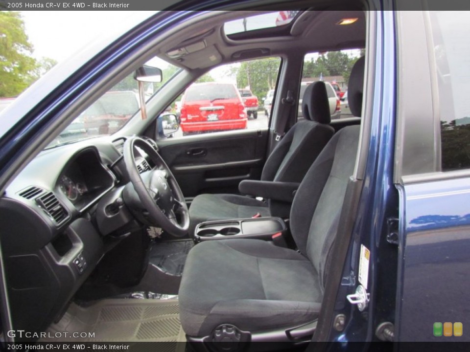 Black Interior Photo for the 2005 Honda CR-V EX 4WD #70315617