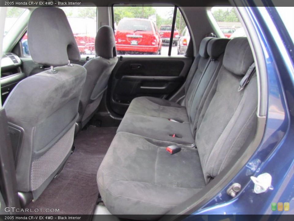 Black Interior Rear Seat for the 2005 Honda CR-V EX 4WD #70315675
