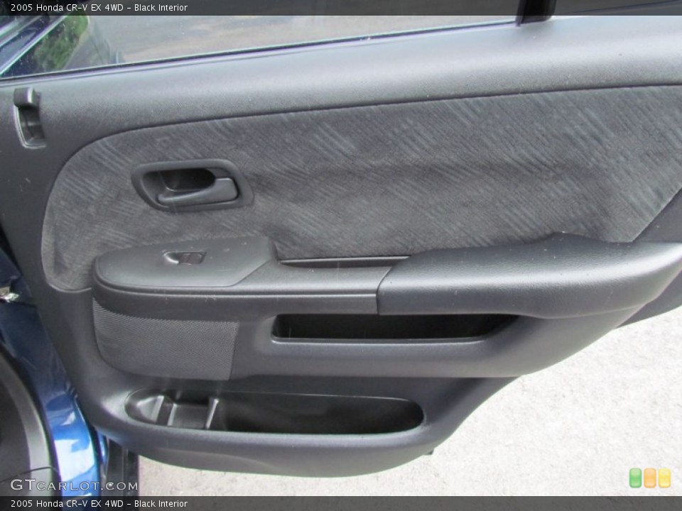 Black Interior Door Panel for the 2005 Honda CR-V EX 4WD #70315722