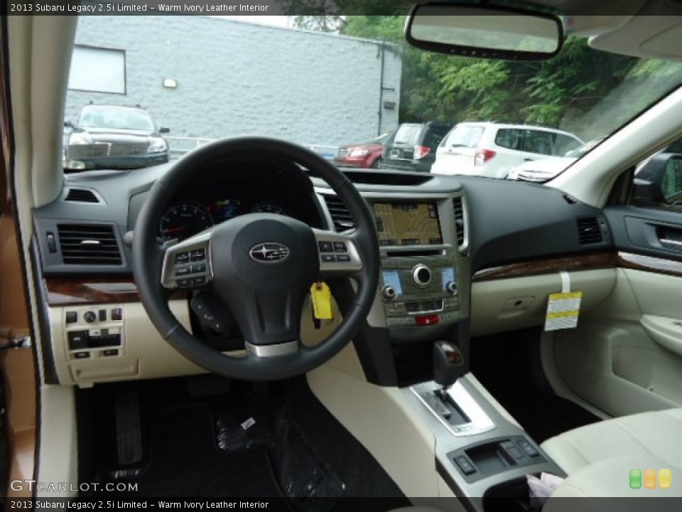 Warm Ivory Leather Interior Photo for the 2013 Subaru Legacy 2.5i Limited #70316145