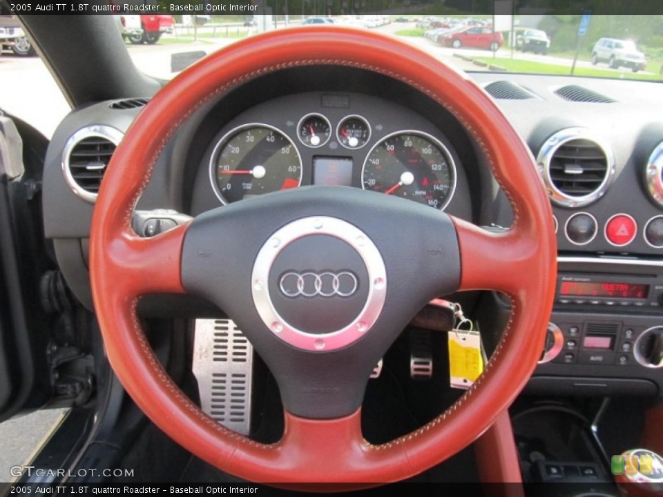 Baseball Optic Interior Steering Wheel for the 2005 Audi TT 1.8T quattro Roadster #70316895