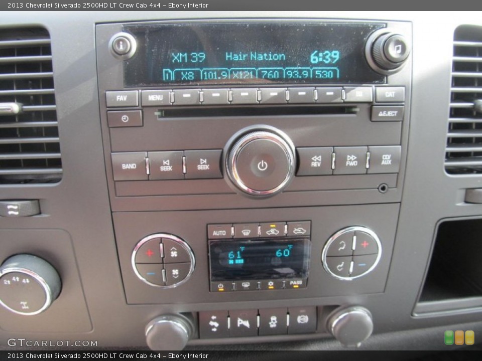 Ebony Interior Controls for the 2013 Chevrolet Silverado 2500HD LT Crew Cab 4x4 #70317483