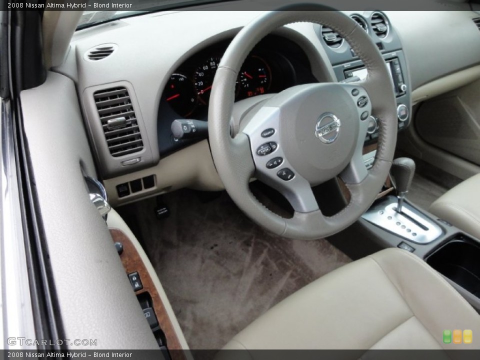 Blond Interior Steering Wheel for the 2008 Nissan Altima Hybrid #70318269