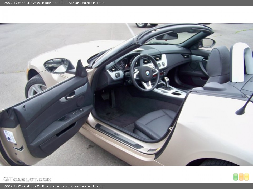 Black Kansas Leather Interior Photo for the 2009 BMW Z4 sDrive35i Roadster #70319211