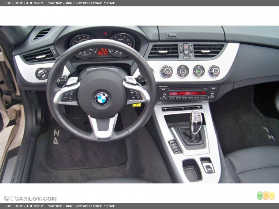 Black Kansas Leather Interior Dashboard for the 2009 BMW Z4 sDrive35i Roadster #70319238