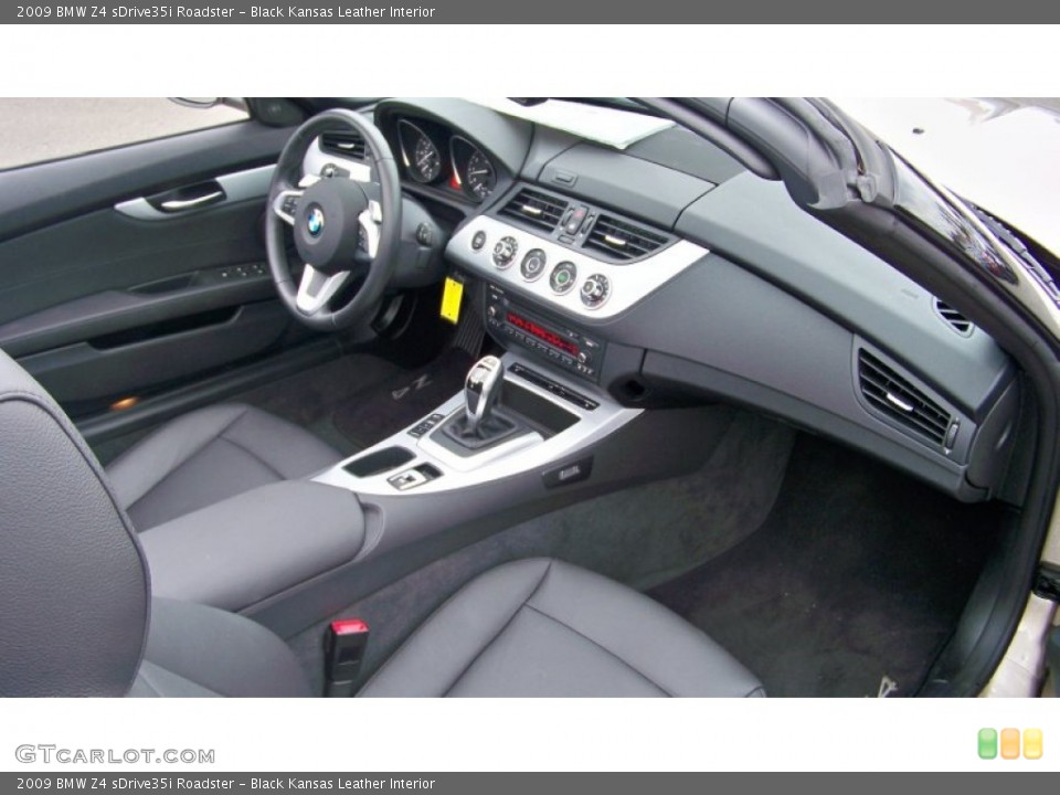 Black Kansas Leather Interior Dashboard for the 2009 BMW Z4 sDrive35i Roadster #70319262