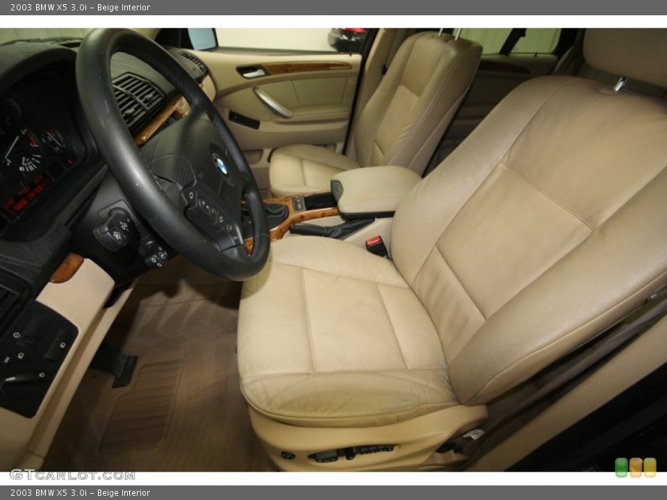Beige Interior Front Seat for the 2003 BMW X5 3.0i #70319754