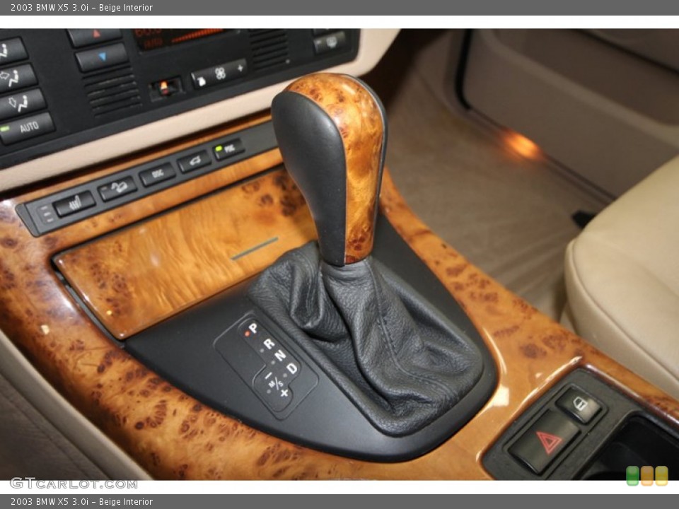 Beige Interior Transmission for the 2003 BMW X5 3.0i #70319922