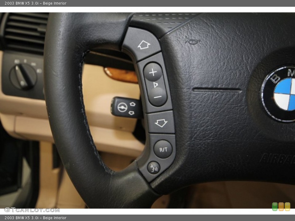 Beige Interior Controls for the 2003 BMW X5 3.0i #70319949
