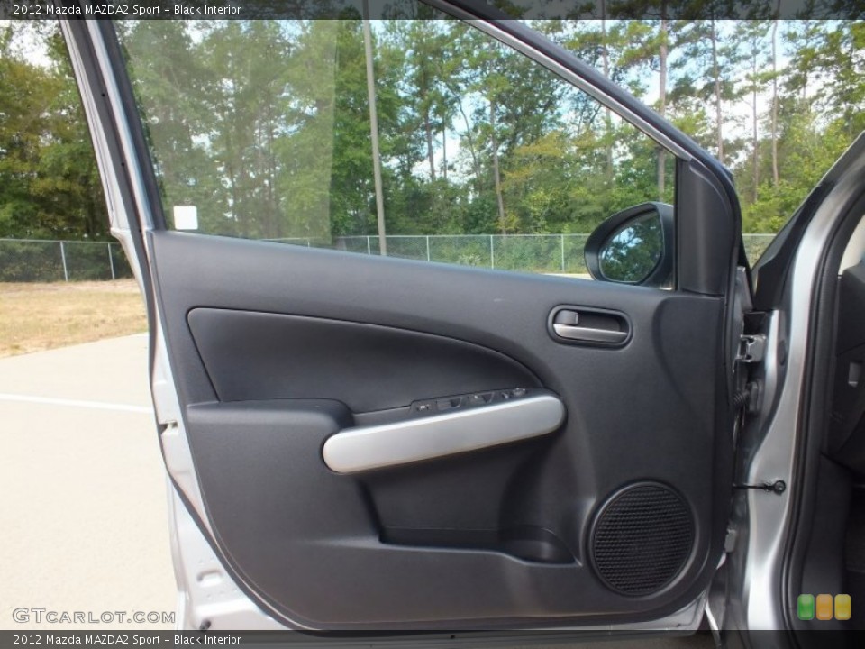 Black Interior Door Panel for the 2012 Mazda MAZDA2 Sport #70320000