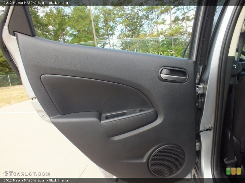 Black Interior Door Panel for the 2012 Mazda MAZDA2 Sport #70320018