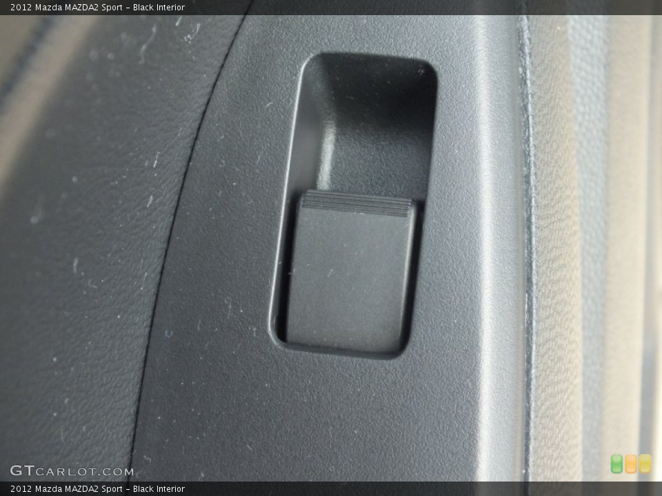 Black Interior Controls for the 2012 Mazda MAZDA2 Sport #70320075