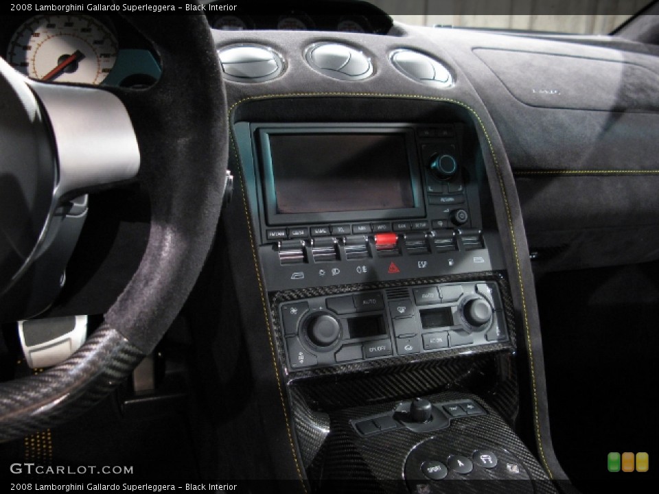 Black Interior Controls for the 2008 Lamborghini Gallardo Superleggera #703201