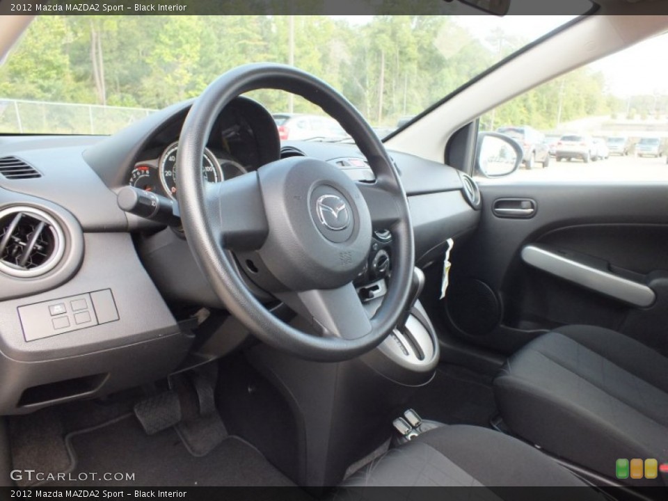 Black Interior Dashboard for the 2012 Mazda MAZDA2 Sport #70320120