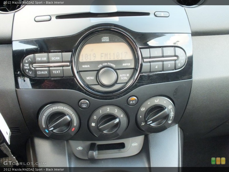 Black Interior Controls for the 2012 Mazda MAZDA2 Sport #70320174