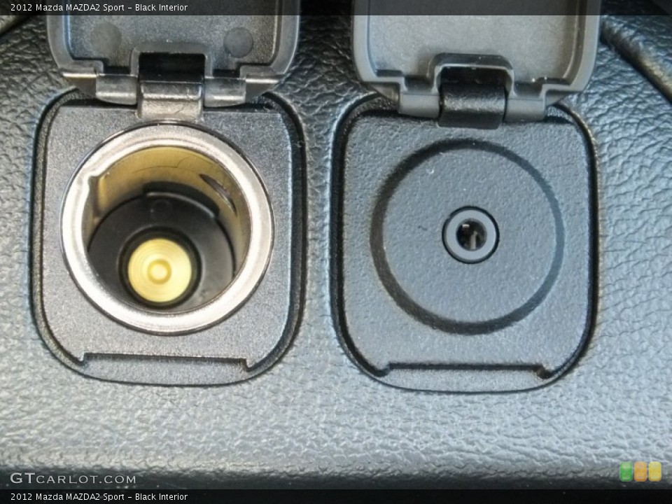 Black Interior Controls for the 2012 Mazda MAZDA2 Sport #70320207