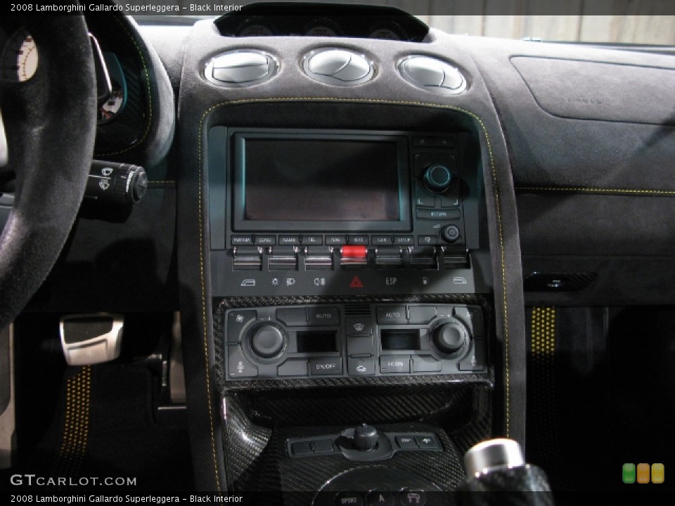 Black Interior Controls for the 2008 Lamborghini Gallardo Superleggera #703208