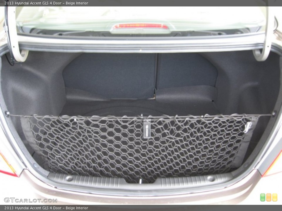 Beige Interior Trunk for the 2013 Hyundai Accent GLS 4 Door #70320960