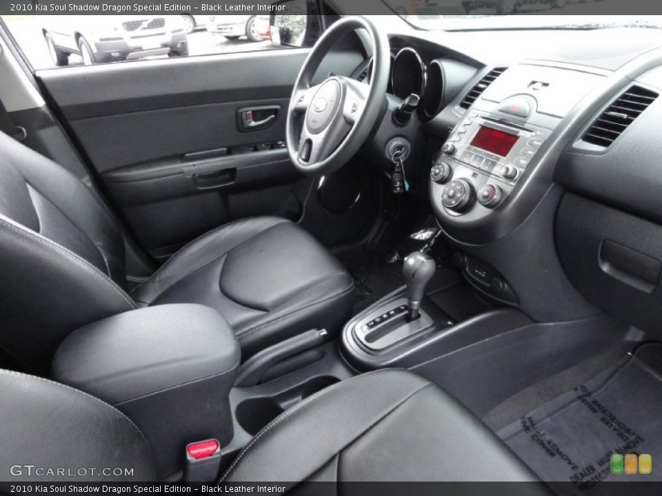Black Leather Interior Photo for the 2010 Kia Soul Shadow Dragon Special Edition #70322646