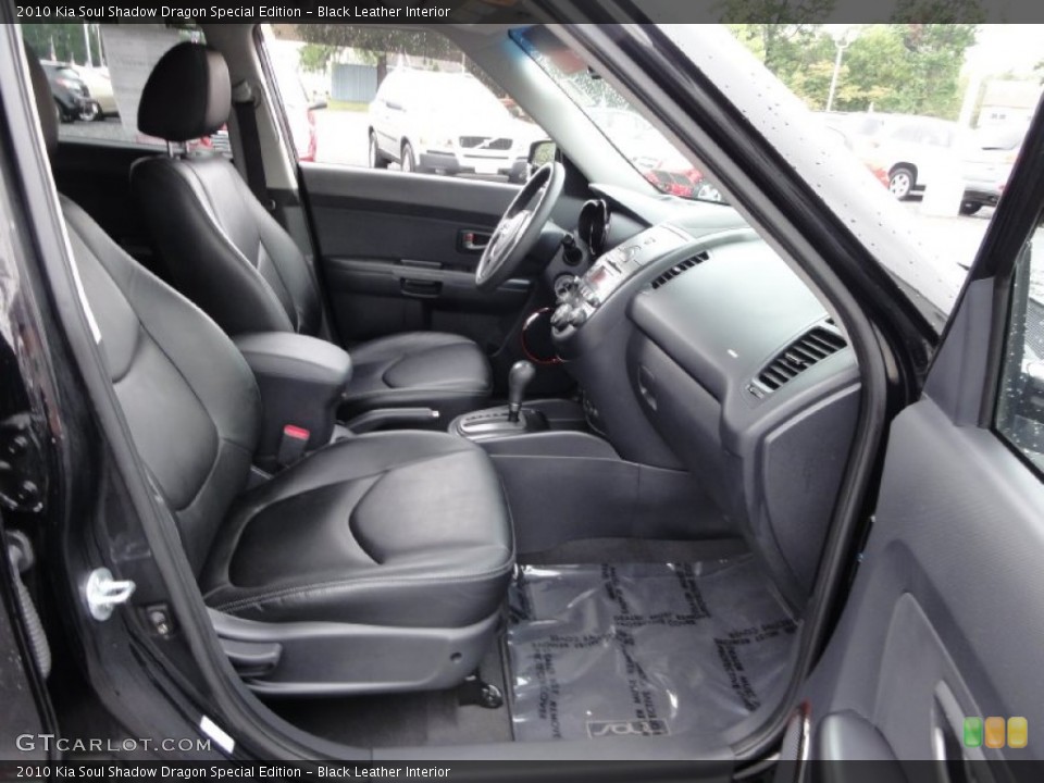 Black Leather Interior Photo for the 2010 Kia Soul Shadow Dragon Special Edition #70322655