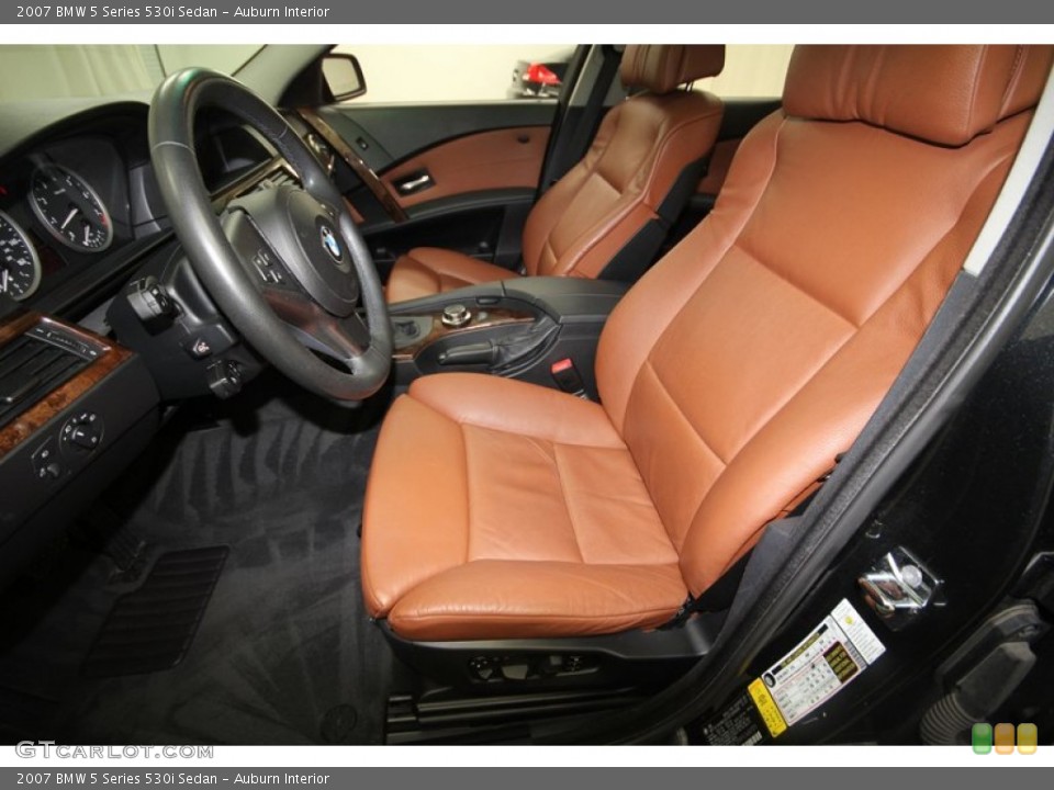 Auburn Interior Front Seat for the 2007 BMW 5 Series 530i Sedan #70322850
