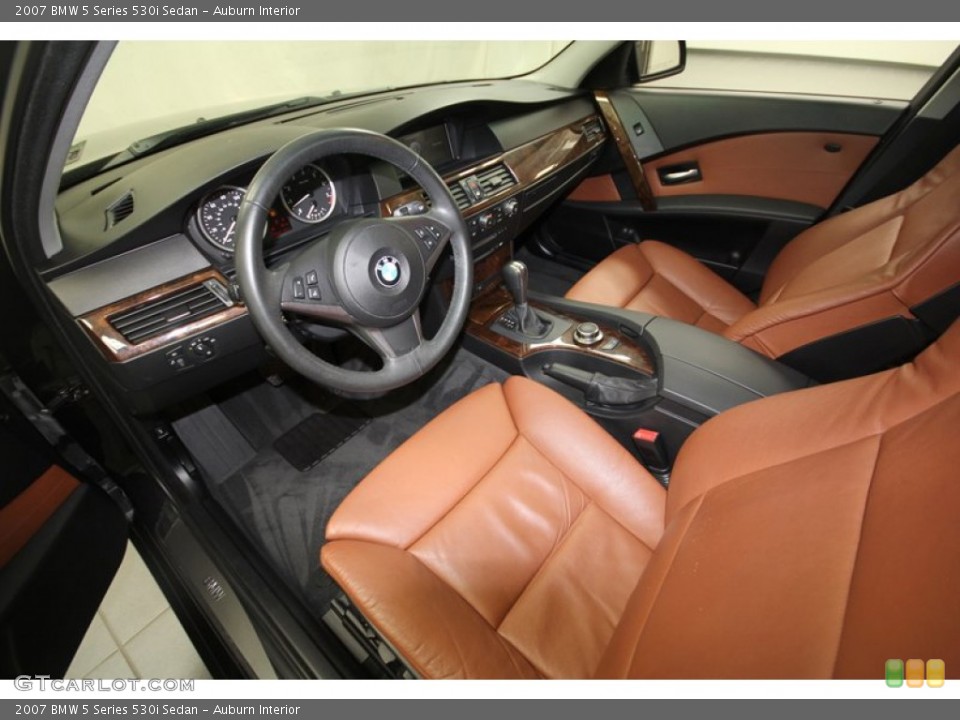 Auburn Interior Prime Interior for the 2007 BMW 5 Series 530i Sedan #70322931