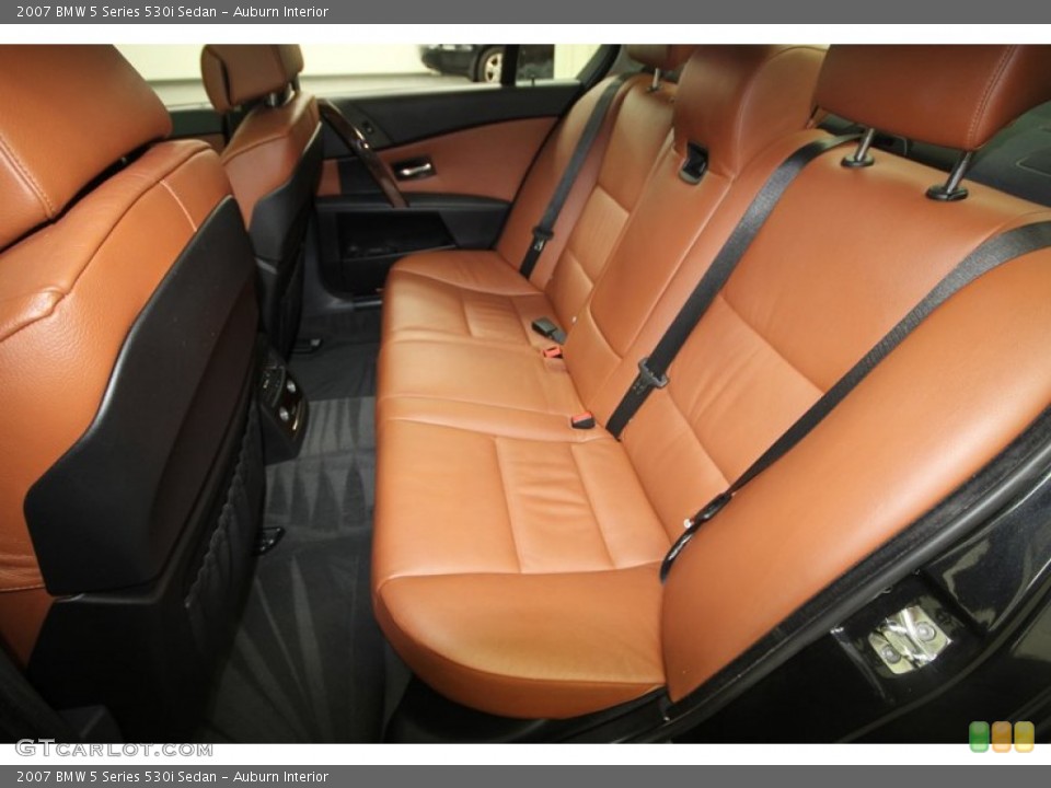Auburn Interior Rear Seat for the 2007 BMW 5 Series 530i Sedan #70322940