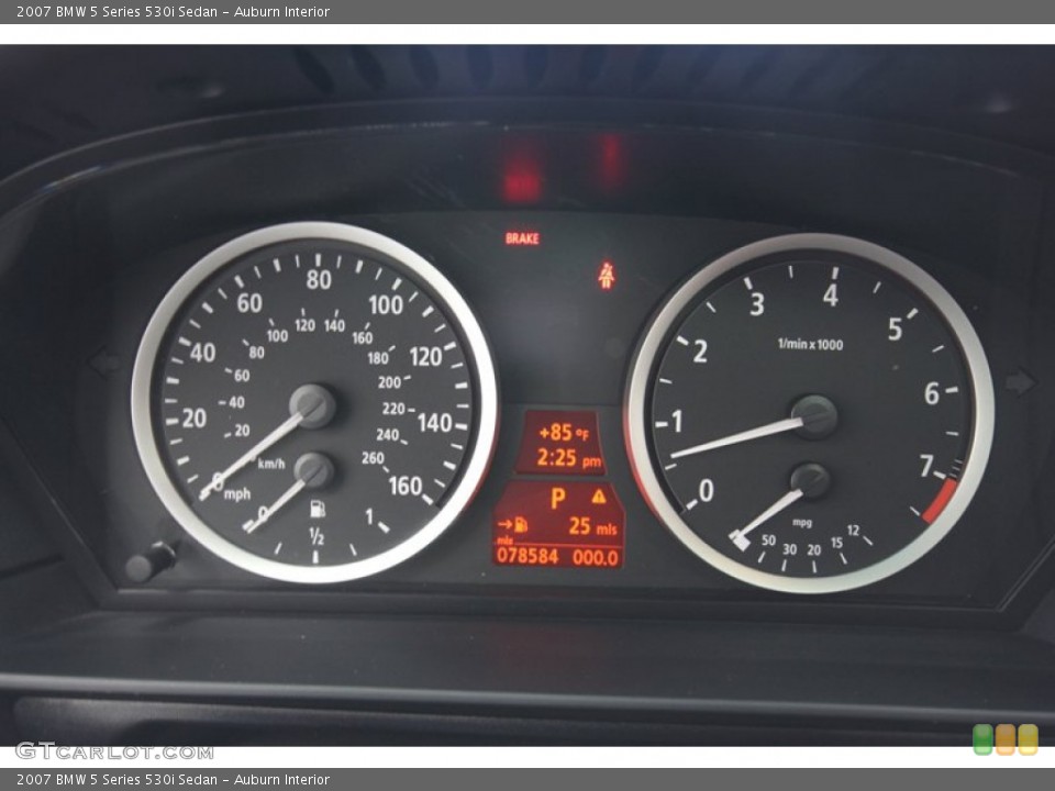 Auburn Interior Gauges for the 2007 BMW 5 Series 530i Sedan #70323183