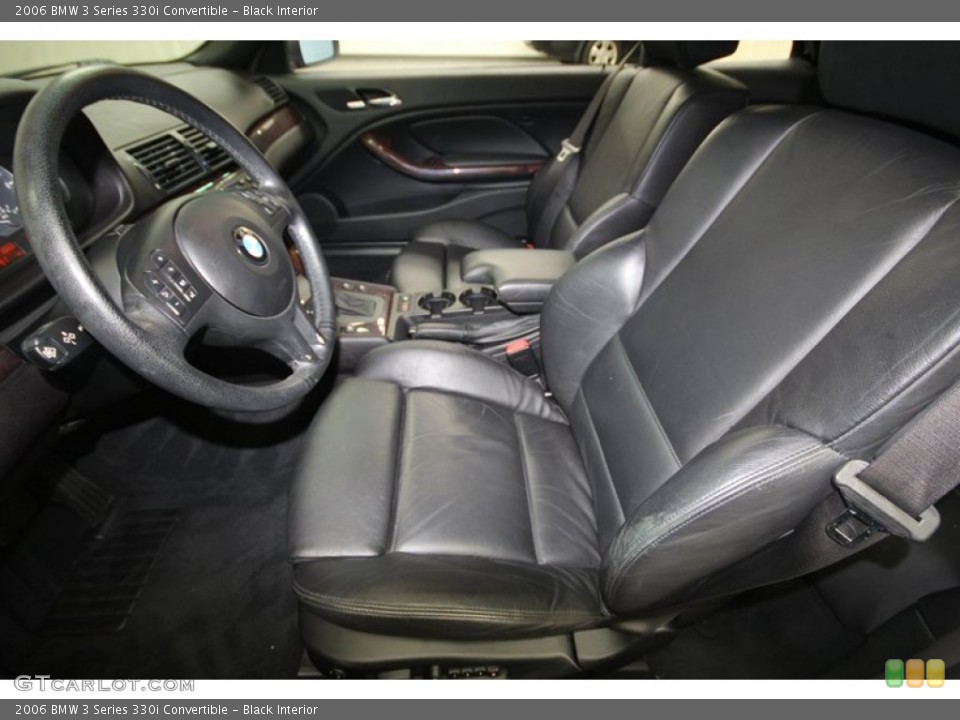 Black Interior Photo for the 2006 BMW 3 Series 330i Convertible #70323474