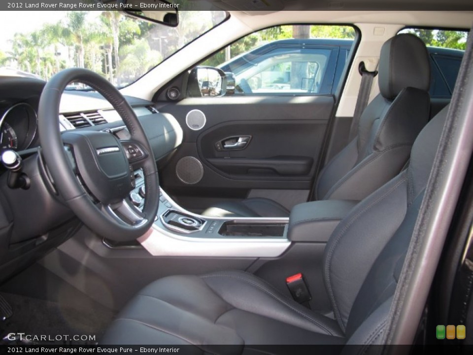 Ebony Interior Front Seat for the 2012 Land Rover Range Rover Evoque Pure #70323678