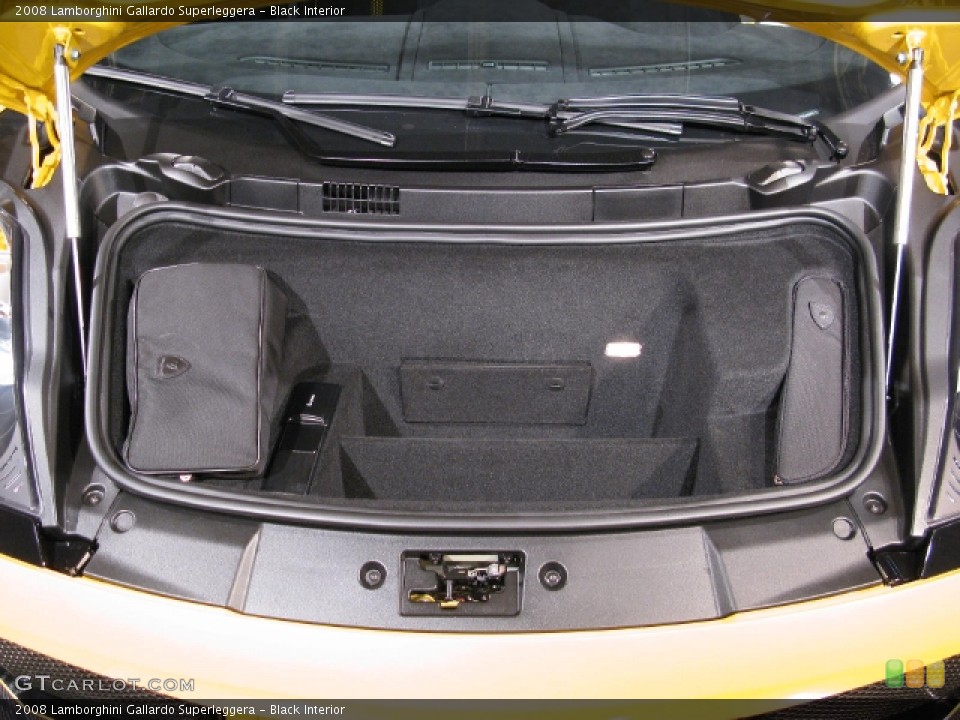 Black Interior Trunk for the 2008 Lamborghini Gallardo Superleggera #703264