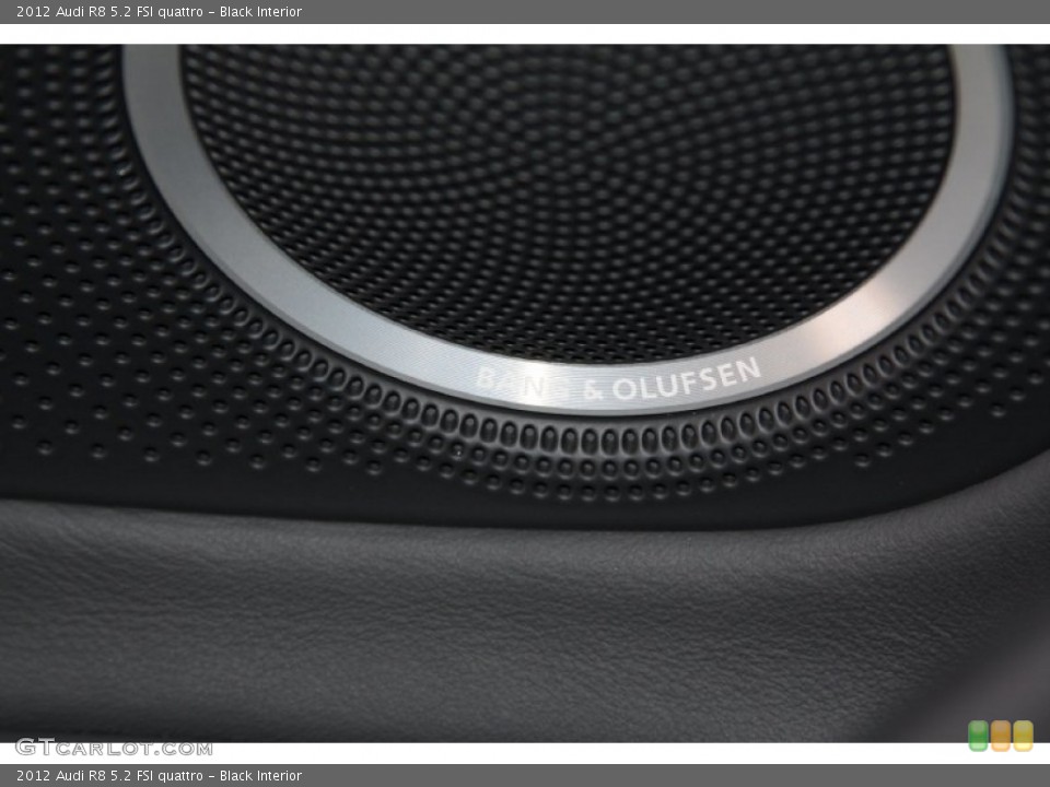 Black Interior Audio System for the 2012 Audi R8 5.2 FSI quattro #70326492