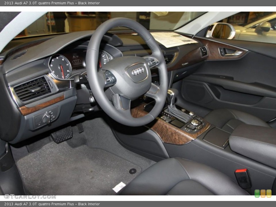 Black Interior Prime Interior for the 2013 Audi A7 3.0T quattro Premium Plus #70326807