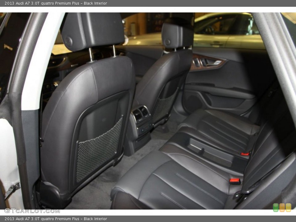 Black Interior Rear Seat for the 2013 Audi A7 3.0T quattro Premium Plus #70326825