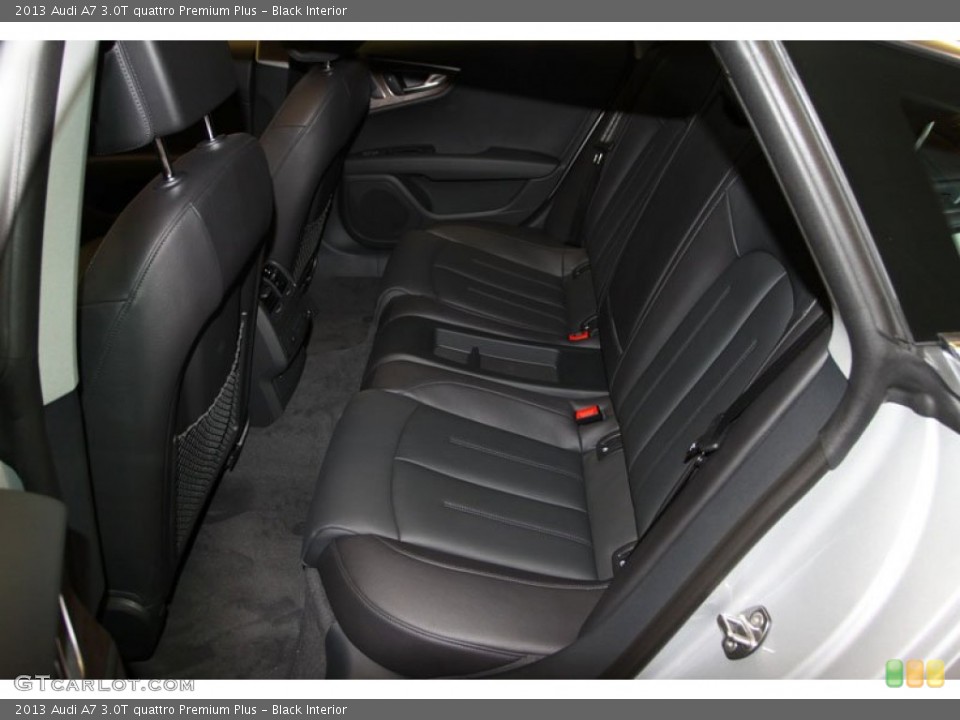 Black Interior Rear Seat for the 2013 Audi A7 3.0T quattro Premium Plus #70326834