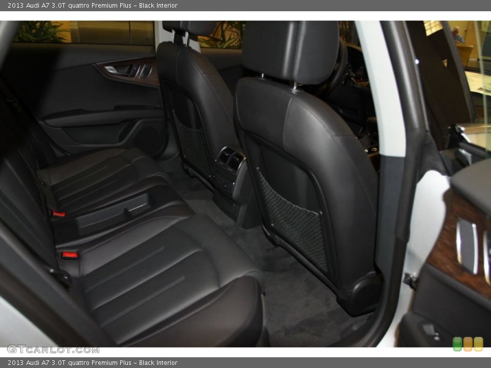 Black Interior Rear Seat for the 2013 Audi A7 3.0T quattro Premium Plus #70326879