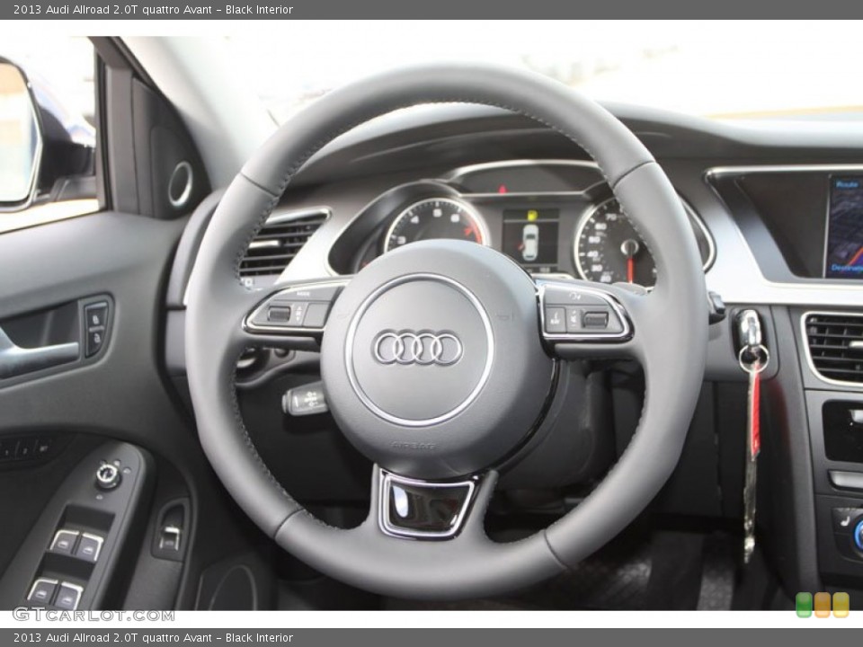 Black Interior Steering Wheel for the 2013 Audi Allroad 2.0T quattro Avant #70327071