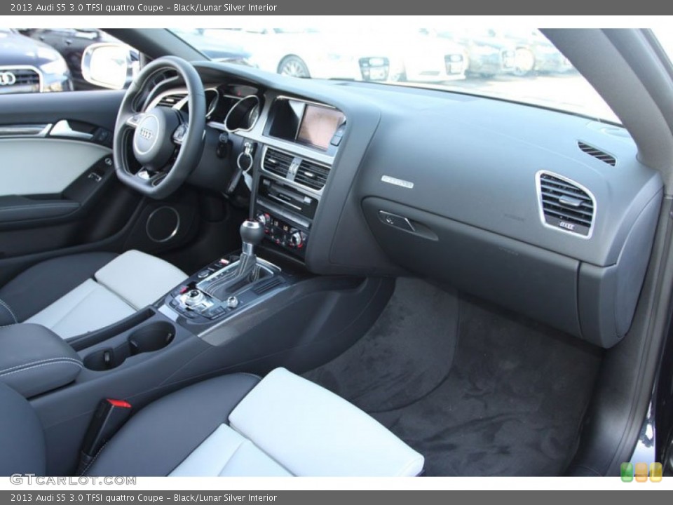 Black/Lunar Silver Interior Dashboard for the 2013 Audi S5 3.0 TFSI quattro Coupe #70327575