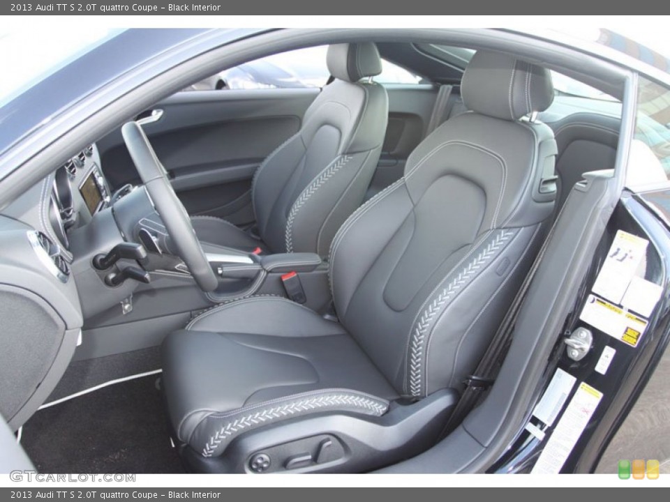 Black Interior Front Seat for the 2013 Audi TT S 2.0T quattro Coupe #70327704