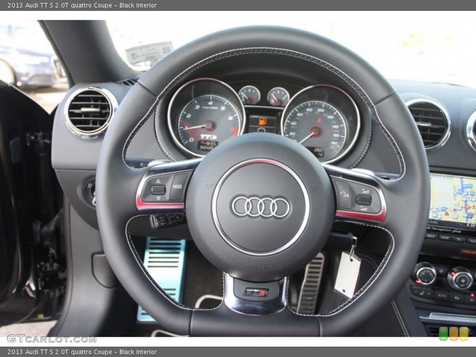 Black Interior Steering Wheel for the 2013 Audi TT S 2.0T quattro Coupe #70327749