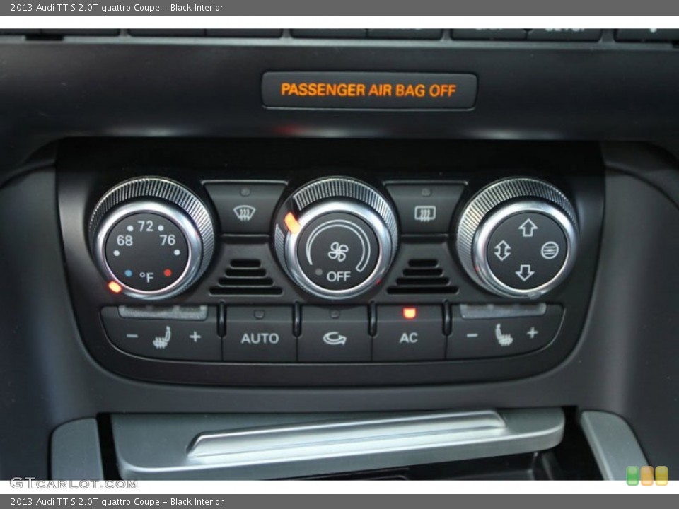 Black Interior Controls for the 2013 Audi TT S 2.0T quattro Coupe #70327758