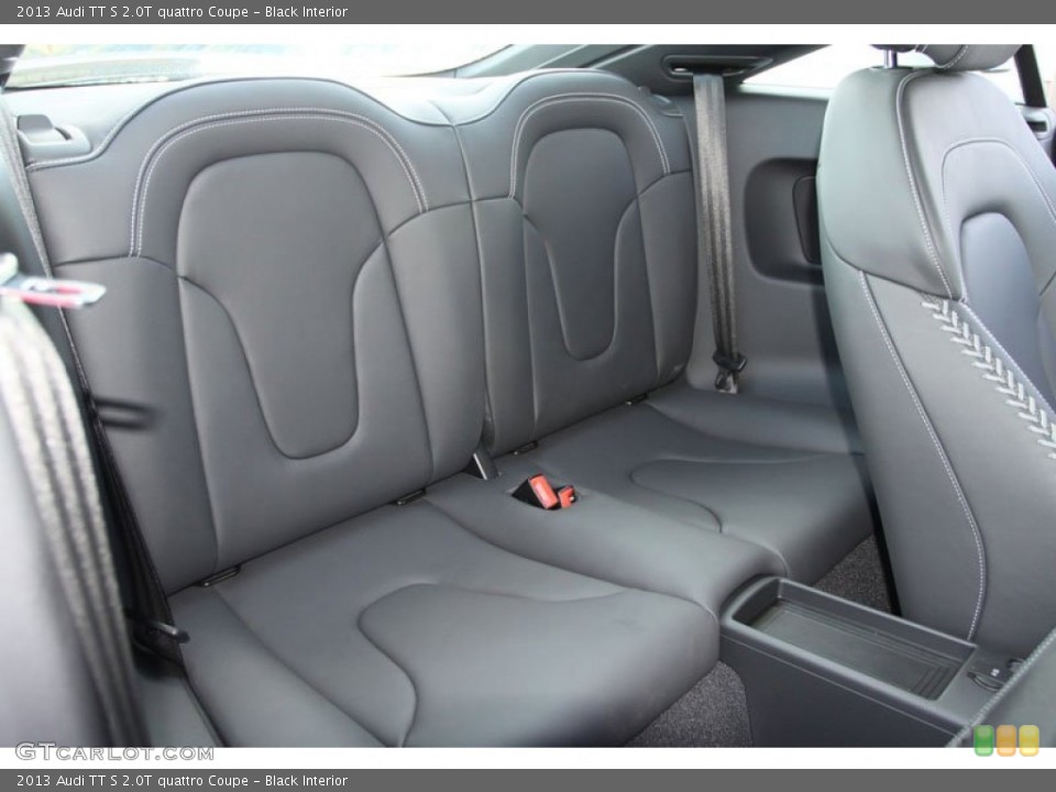Black Interior Rear Seat for the 2013 Audi TT S 2.0T quattro Coupe #70327812
