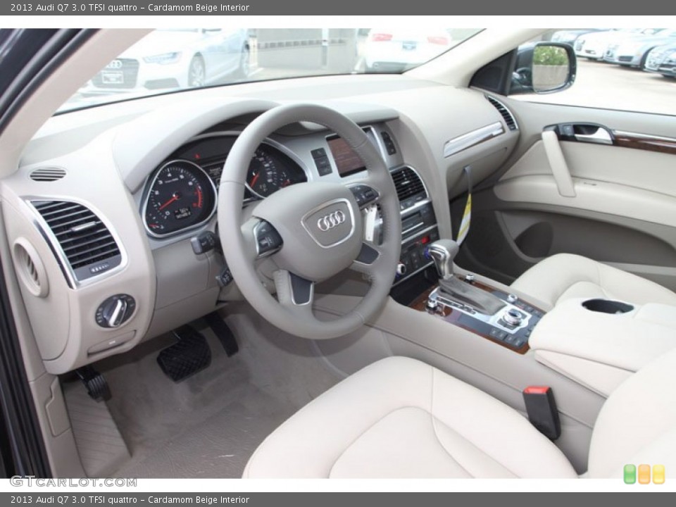 Cardamom Beige Interior Prime Interior for the 2013 Audi Q7 3.0 TFSI quattro #70328172