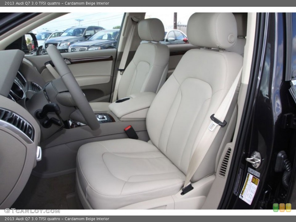 Cardamom Beige Interior Front Seat for the 2013 Audi Q7 3.0 TFSI quattro #70328181