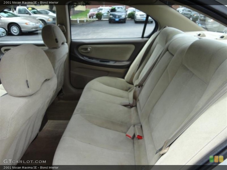 Blond Interior Rear Seat for the 2001 Nissan Maxima SE #70329549