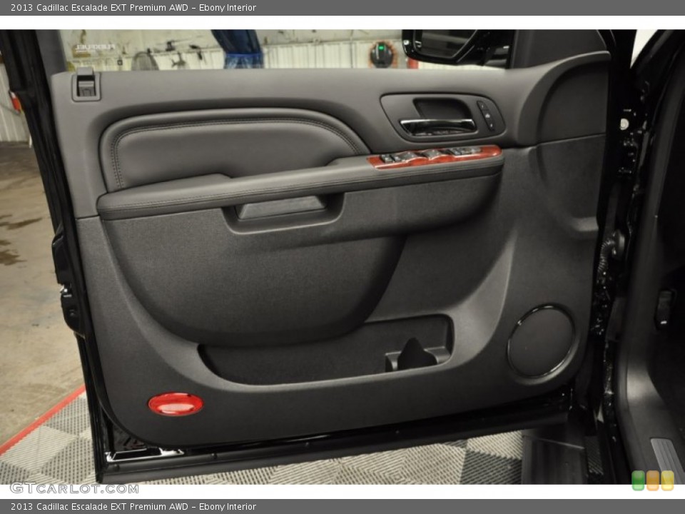 Ebony Interior Door Panel for the 2013 Cadillac Escalade EXT Premium AWD #70330386