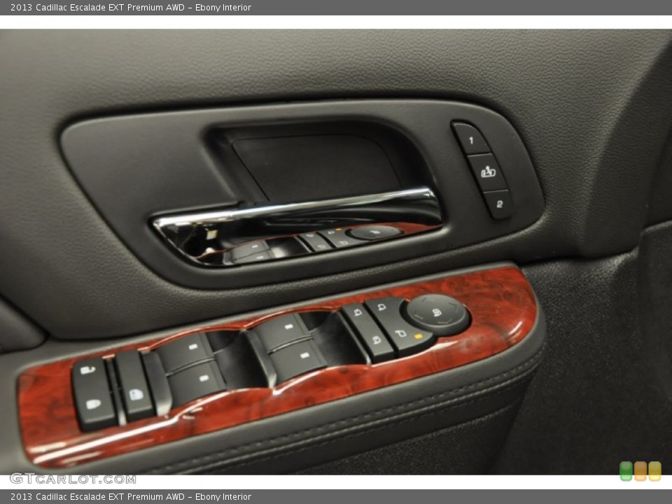 Ebony Interior Controls for the 2013 Cadillac Escalade EXT Premium AWD #70330395