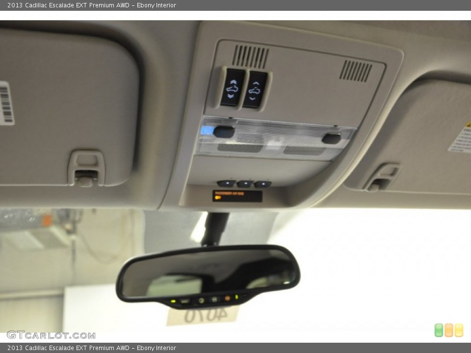 Ebony Interior Controls for the 2013 Cadillac Escalade EXT Premium AWD #70330472