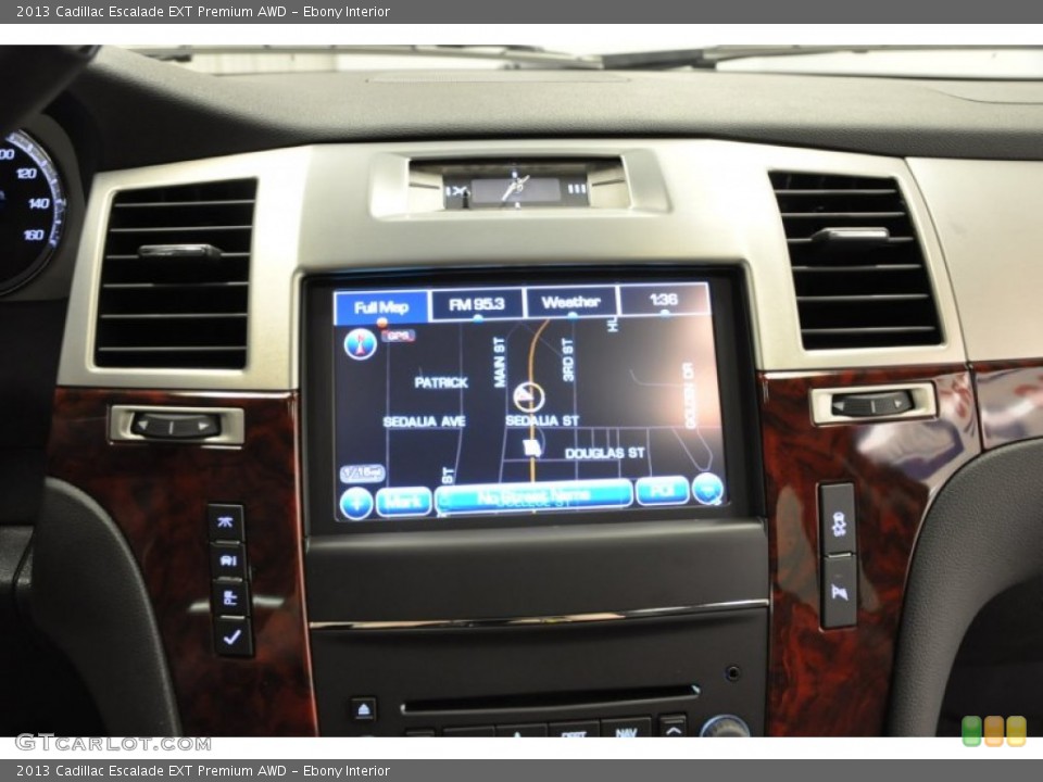 Ebony Interior Navigation for the 2013 Cadillac Escalade EXT Premium AWD #70330545