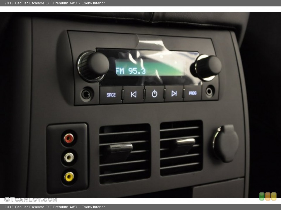 Ebony Interior Controls for the 2013 Cadillac Escalade EXT Premium AWD #70330688
